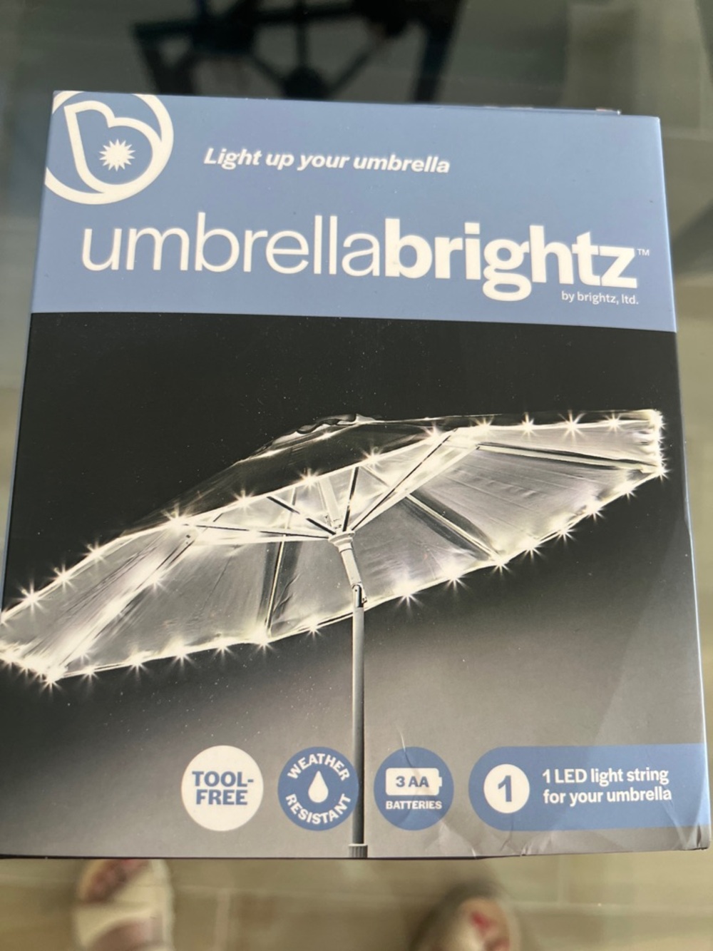 White LED Umbrella Light String